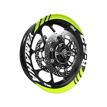 Yamaha R25 Geniş Jant Şeridi Florasan Sarı