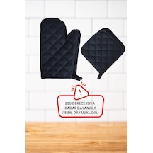 Yanmaz Ve Isıya Dayanıklı Fırın Eldiveni Ve Tutacak 2 Eldiven,