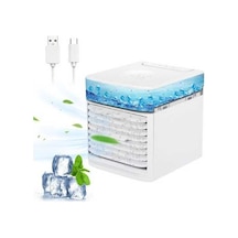 Novahub 3 Hızlı Usb Soğutucu Fan - 41 Serinleten, Uv Dezenfekte Eden, 7 Renk Led Masaüstü Klima, Ofis/yatak Odası/garaj