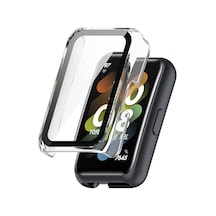 Xiaomi Mi Band 7 Pro İle Uyumlu Sert Pc Kasa Koruma Mi Band 7 Pro İle Uyumlu Gard Çerçeve Şeffaf Çok Renkli