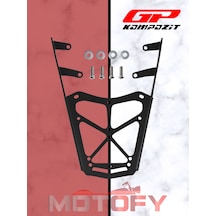 Gp Kompozit Honda Activa 2023-2024 Uyumlu Arka Çanta Demiri Siyah