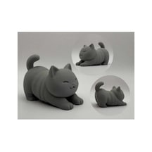 Esneyen Kedi Figürleri