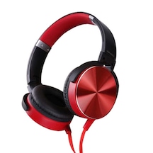 Magicvoice XY-550 Stereo Mikrofonlu Kulak Üstü Kulaklık Kırmızı