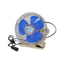 24V Araç İçi Soğutucu Vantilatör Fan 10 İnç Ağır Vasıta Uyumlu Mandallı 25cm Serinletici Pervane Çakmaklık Girişli Ayarlanabilir Döner Başlıklı