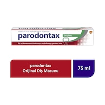 Parodontax Orijinal Günlük Florürsüz Diş Macunu 75 Ml Ağız Kokusu Önleyici