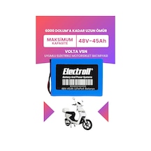 Volta Vsn Batarya Maksimum Kapasite Lifepo4 48v 45ah Elektrikli Motosiklet Bataryası