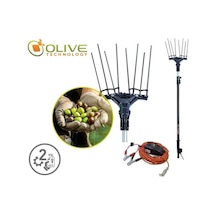 Olive Tech Akülü Zeytin Hasat Makinesi Çırpma 34v Kartlı Sistem