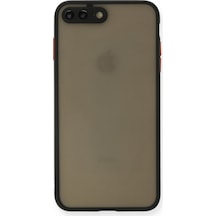 Apple iPhone Uyumlu   7 Plus Kılıf Montreal Silikon Kapak - Siyah