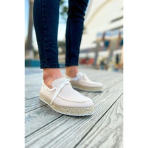 Ch311 - Espadril Erkek Ayakkabı Bej Bej