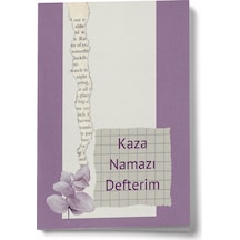 1 Yıllık Kaza Namazı Defterim - Lila Çok Renkli