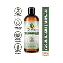 Yoğun Keratin & Kolajen Kompleks Onarıcı Şampuan - Doğal, Sülfatsız & Tuzsuz 400 Ml
