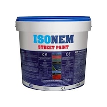 İsonem Street Paint Asfalt Ve Beton Zemin Boyası 18 Kg Beyaz