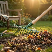 14 Dişli Metal Bahçe Tırmığı - 37 Cm Genişlik - Dayanıklı Yapı 1 Adet