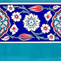Armada Çini 20X20 CM Ks 24 Osmanlı Çiçek Desen Seramik Çini Bordü