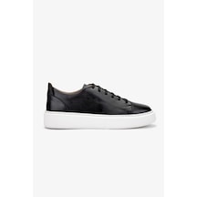 Valmenti Erkek Hakiki Deri Siyah Sneakers & Spor Ayakkabı 537 3444 Erk Ayk Y24 Sıyah Fnsj Siyah