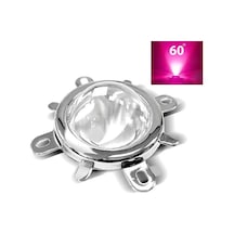 20W-120W Led için 44Mm 60 Derece Optik Cam Lens + Reflektör + Kasa