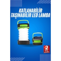Kamp Lambası Katlanabilir Lamba Solar Şarjlı Led Lamba El Fenerli Çok Renkli 16864136