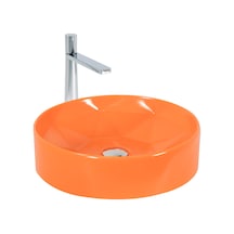 Paluci Diamond Matt Orange Çanak Lavabo Sırlı