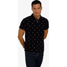 Superfly Men Poloshırt Black Erkek T-shirt 22971-02 Siyah