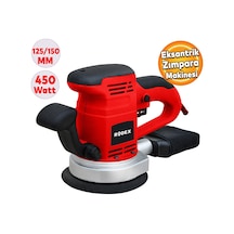 Rodex RDX377 Eksantrik Zımpara Makinesi 450W 125 MM