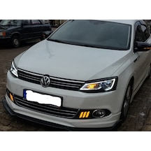 Vw Jetta Uyumlu Audi Dizayn Kayar Sinyal Led Far 2011 Sonrası