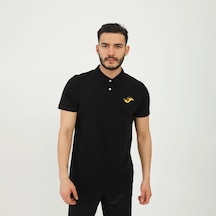 Joma Siyah Erkek Günlük T-shirt Polo Rush 4231115 Siyah