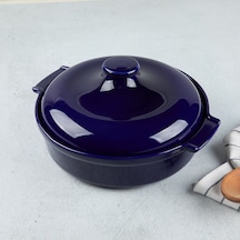 Aryıldız Elissa Kapaklı Karnıyarık Fırın Kabı Kobalt 29 Cm Çok Renkli