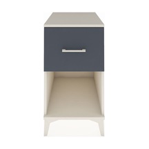 Kronos Komodin Tek Çekmeceli 44x59x80 Aytaşı-antrasit Aytaşı
