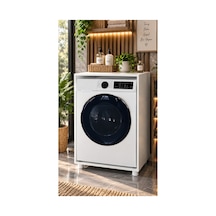 Fiona Çamaşır Makine Dolabı Çok Amaçlı Dolap Banyo Dolabı Beyaz - 886064696 Beyaz