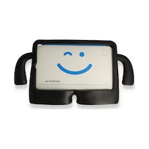 Newface Apple İpad Pro 11 2021 Kılıf Karakter Tablet Silikon - Siyah Tablet Kılıfı