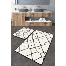 Dalmata Banyo Halısı Djt 2 Li Set Çok Renkli