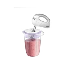 Deconox Kapaklı Mikser Blender Kabı 1 Litre Sıçratmayan Çırpma Mikser Kabı, Kapaklı Çırma Kabı Asorti