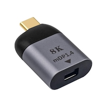 Usb C-mini Displayport Adaptör 4k 60hz, Usbc Erkekten Mini Displayport Dişi Adaptör Macbook İle Uyumlu Pro 2019 2018/ipad Pro/dell Xps İle Uyumlu S1720