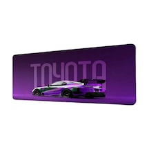 Toyota Supra Mor Yeşil Drift Tasarımı 40x90 Cm Oyuncu Mousepad Kaymaz Taban Büyük Boy