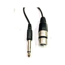 Xlr Dişi - 6.3Mm Mono Erkek Çevirici Kablo