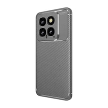 Mi 14t Kılıf Auto Focus Karbon Kapak - Gri