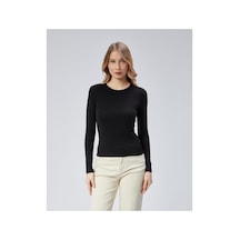 Virago Soft Cotton Yuvarlak Yaka Uzun Kol Bluz/body Siyah - 686786243 Siyah - 686786243 Siyah