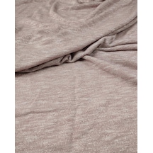 Pembe Simli İnce Örme Kumaş En 130 Cm X Boy 330 Cm -10547 Pembe