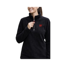 Walke Premium Kadın Yarım Fermuarlı Outdoor Spor Polar Ceket Siyah Walke Premium Kadın Yarım Fermuarlı Outdoor Spor Polar Ceket Siyah