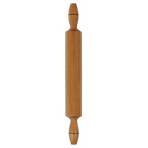 Ahşap Vernikli 48cm Sabit Büyük Boy Merdane Ahşap