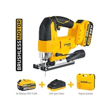 Sgs SGS5545 Akülü 20 Volt 4 Amper Dekupaj Makine Seti Çift Akülü