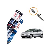 Vw Polo Muz Silecek Takımı Ön ve Arka Bosch Aerotwın 2002-2005