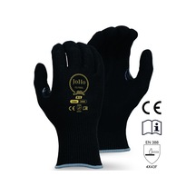 Joho Lıon 3400 F Kesilmez Ful Kaplı Nitril Montaj Eld Eldiveni Siyah