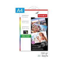 A4 Fotoğraf Kağıdı 180 gr. 1 Paket 25 Adet
