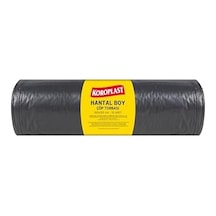 Endüstriyel Hantal Boy Siyah Çöp Poşeti 10&apos Lu 100x150 Cm, Yırtılmaz & Sızdırmaz, Çift Katlı, Geri Dönüştürülebilir Çöp Torbası, Fabrika, Depo, İnşaat, Otel, Restoran, Hastane, Atölye