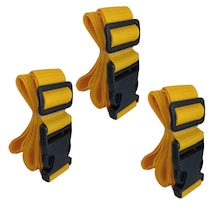 Sarı Renk Valiz Bavul Emniyet Kemeri 3 Adet En 4cm