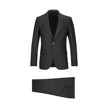 Hatemoğlu Siyah Slim Fit Sivri Yaka Klasik Takım Elbise 2958684 Siyah