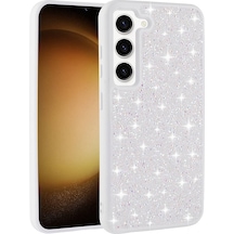 Galaxy Uyumlu S23 Kılıf Parlak Taşlı Tasarım Pırlanta Kılıf