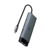 Uh6120c, 1 Hdmı, 1 100w Hızlı Şarj Portu, 1 Usb-c, 2 Usb-a 3.0 Port Ve Type C Den Gigabit Ethernet Dönüştürücü