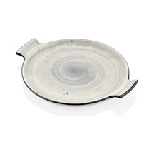 Dark 2li Servis Sunum Tabağı 26 Cm Koyu Gri Ve Siyah